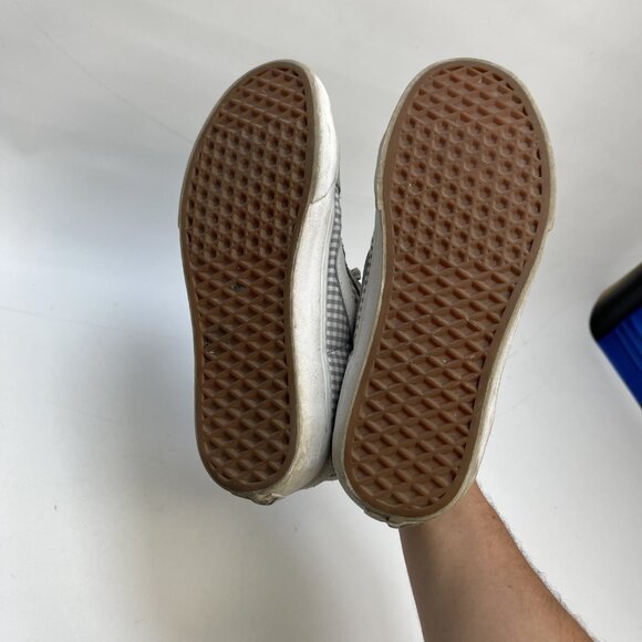 Vans SK8 Hi Tapered Gingham Grey / White Womens Size 8 Skate Sneakers Y2K - Picture 5 of 12